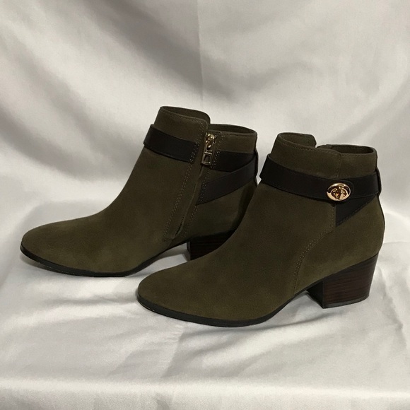 Coach Shoes - “Coach” suede booties